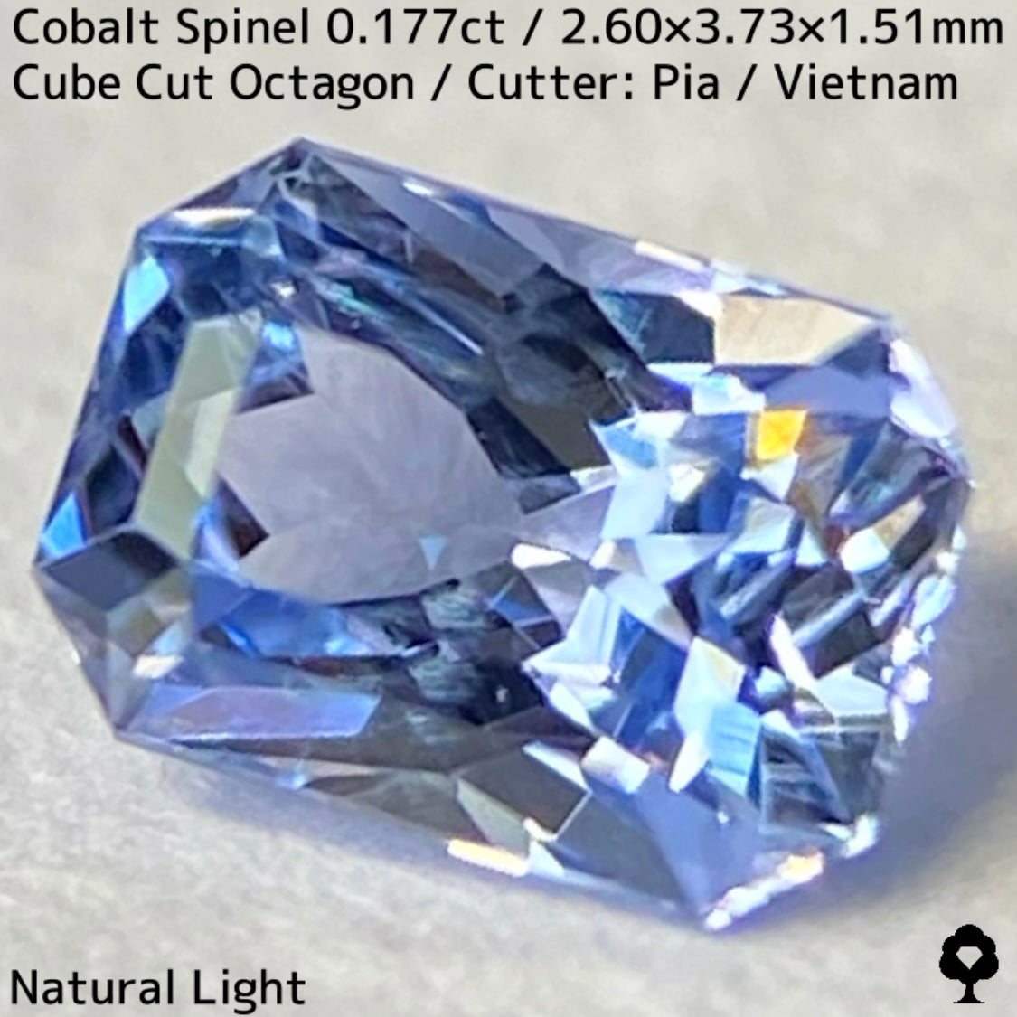 【Present campaign】Cobalt Spinel 0.177ct / Vietnam