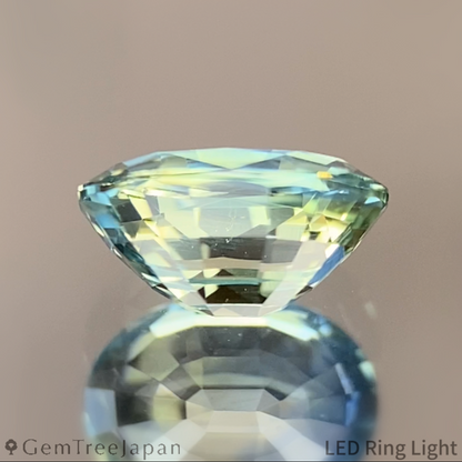 Parti-Color Sapphire 1.142ct / Kanchanaburi (Thailand)