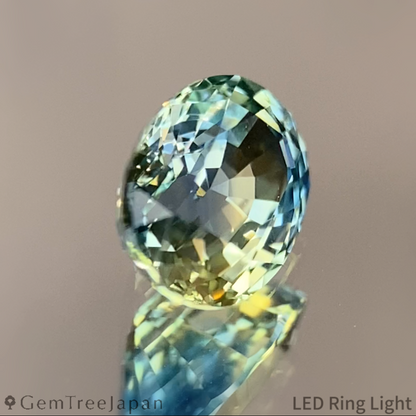 Parti-Color Sapphire 1.142ct / Kanchanaburi (Thailand)