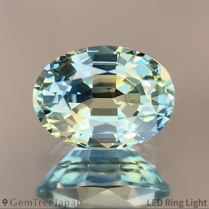 Parti-Color Sapphire 1.142ct / Kanchanaburi (Thailand)