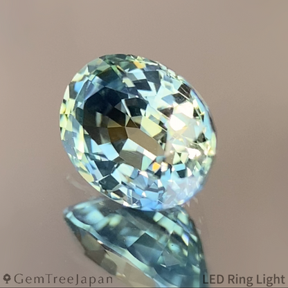Parti-Color Sapphire 1.142ct / Kanchanaburi (Thailand)