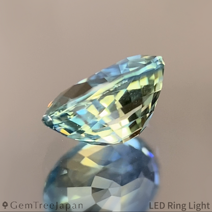 Parti-Color Sapphire 1.142ct / Kanchanaburi (Thailand)