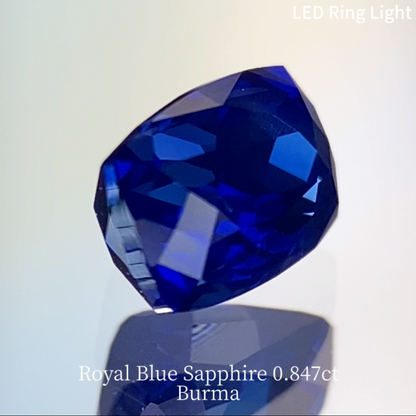 Royal Blue Sapphire 0.847ct / Burma