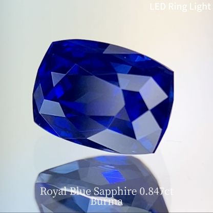 Royal Blue Sapphire 0.847ct / Burma