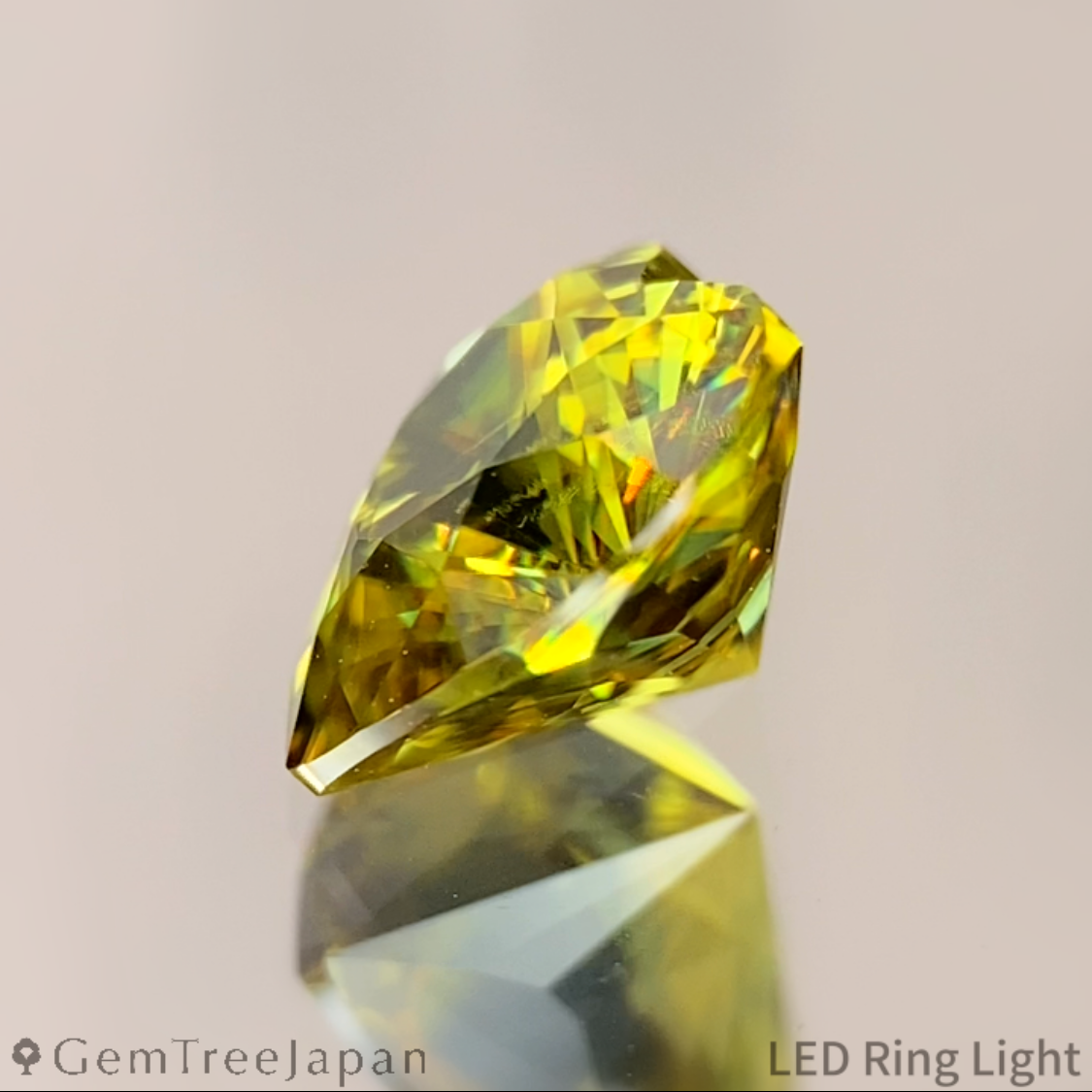 【Trial Price】Greenish Yellow Sphene 1.13ct / Madagascar