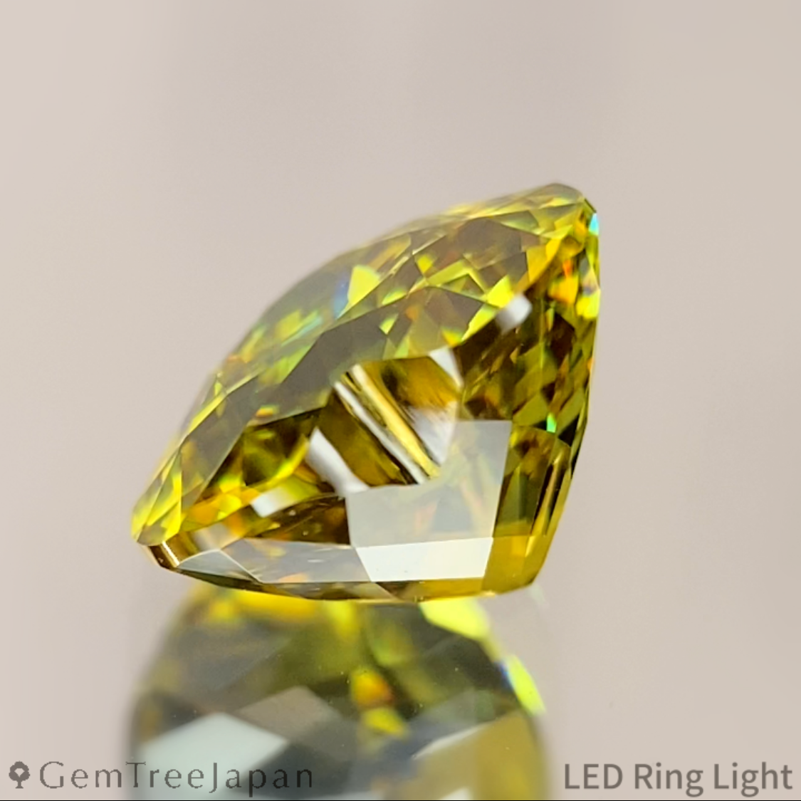 【Trial  Price】Greenish Gold Sphene 1.626ct / Madagascar