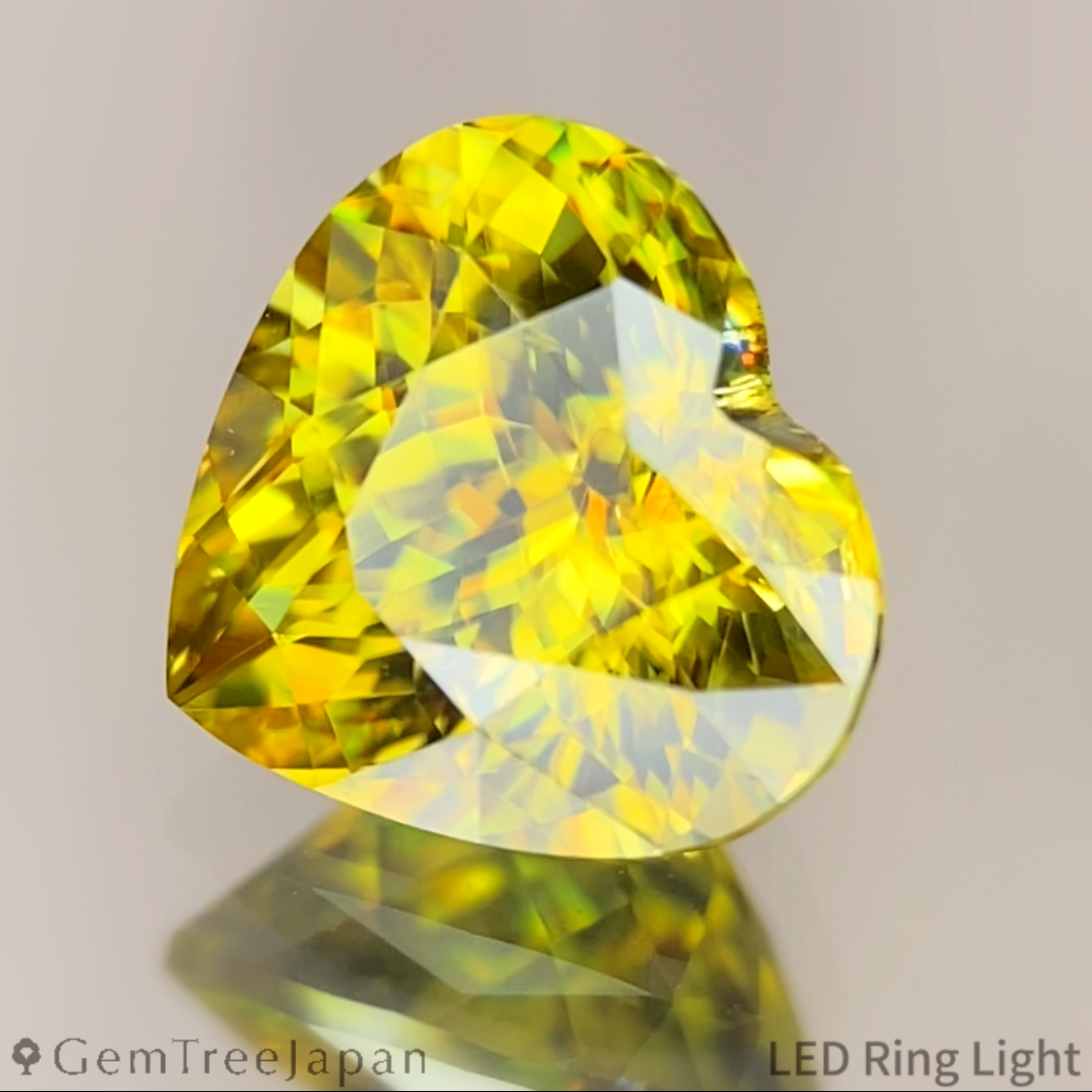 【Trial  Price】Greenish Gold Sphene 1.626ct / Madagascar