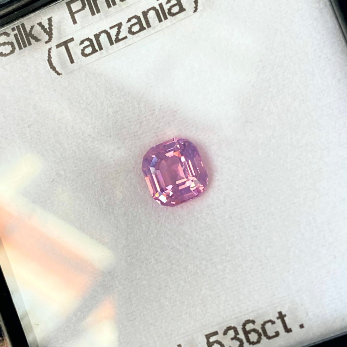 Silky Pink Spinel 1.536ct / Tanzania