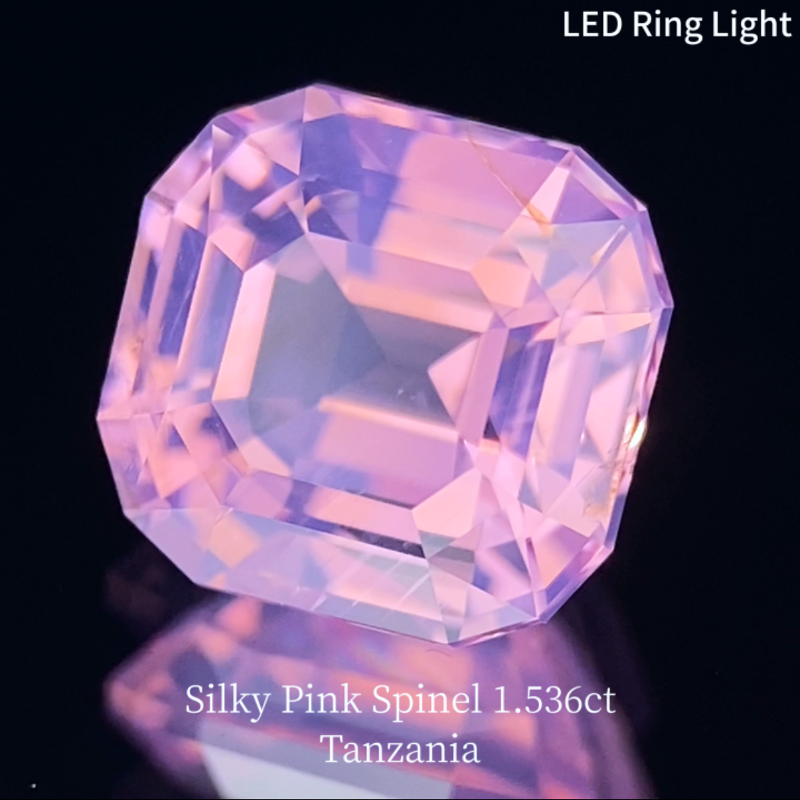 Silky Pink Spinel 1.536ct / Tanzania