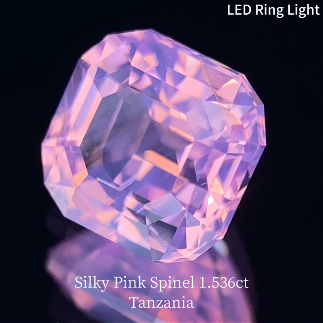 Silky Pink Spinel 1.536ct / Tanzania