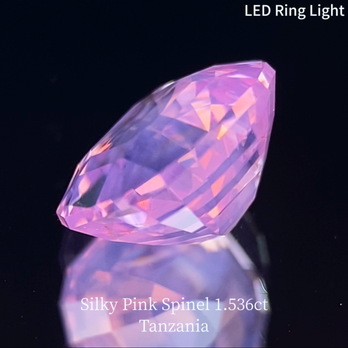 Silky Pink Spinel 1.536ct / Tanzania