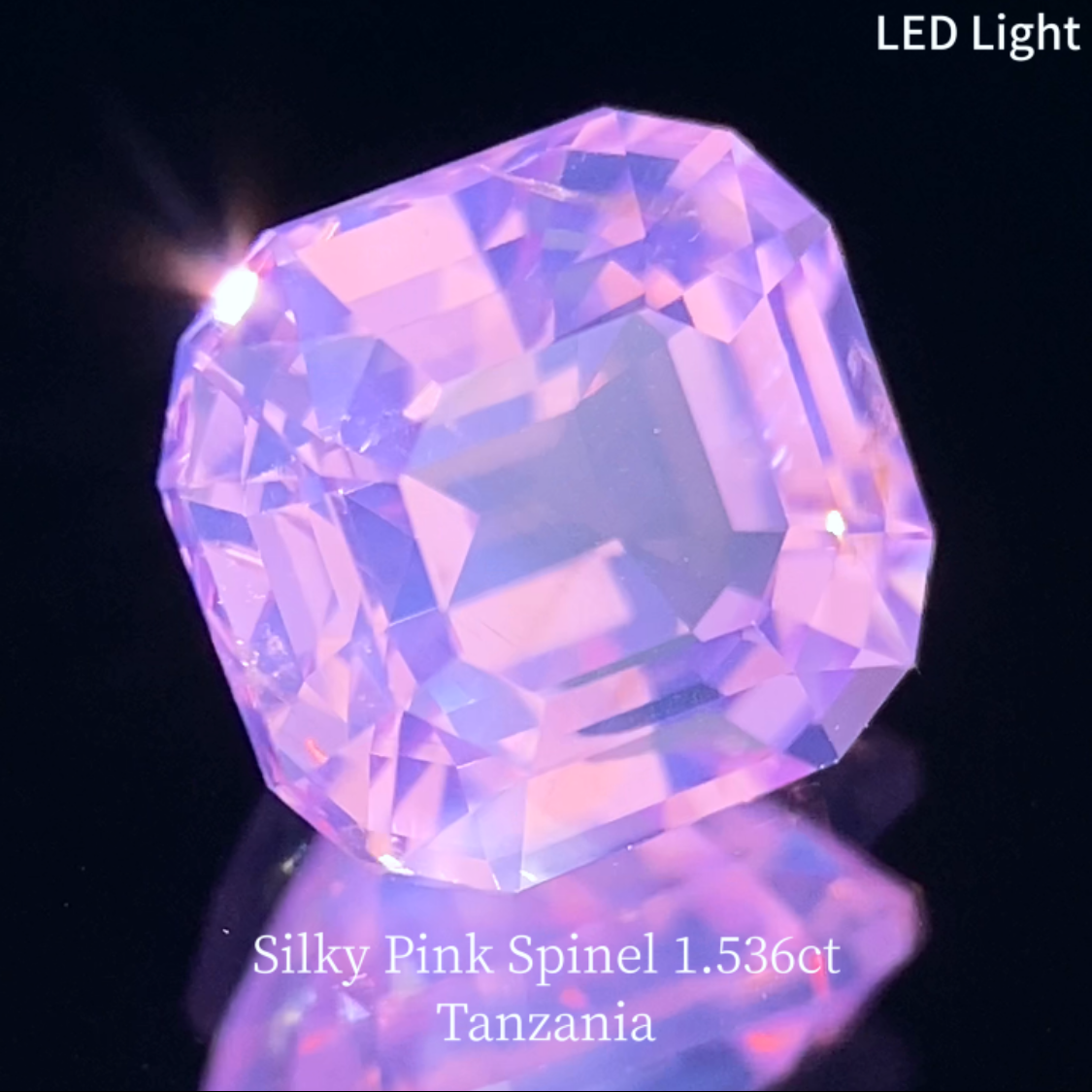 Silky Pink Spinel 1.536ct / Tanzania