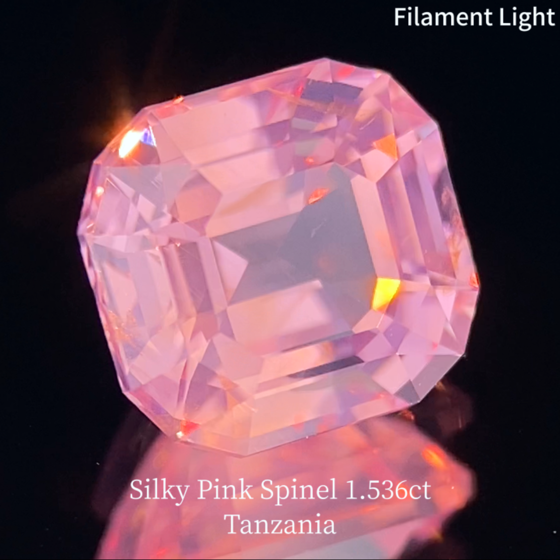 Silky Pink Spinel 1.536ct / Tanzania