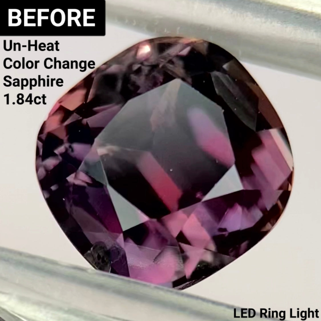 Un-Heat Color Change Sapphire 1.47ct / Tanzania