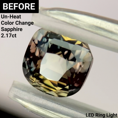 Un-Heat Color Change Sapphire 2.00ct / Tanzania
