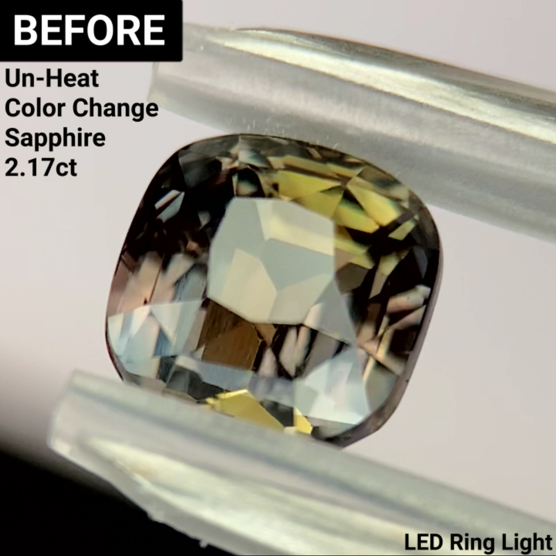 Un-Heat Color Change Sapphire 2.00ct / Tanzania