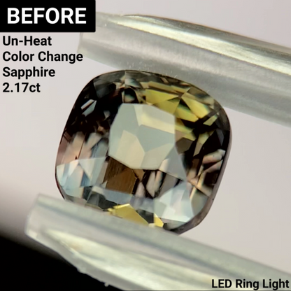 Un-Heat Color Change Sapphire 2.00ct / Tanzania