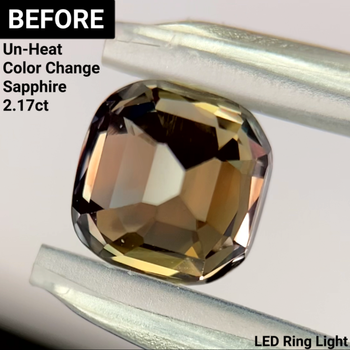 Un-Heat Color Change Sapphire 2.00ct / Tanzania