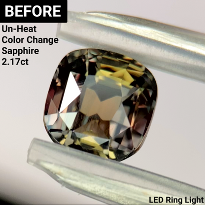 Un-Heat Color Change Sapphire 2.00ct / Tanzania