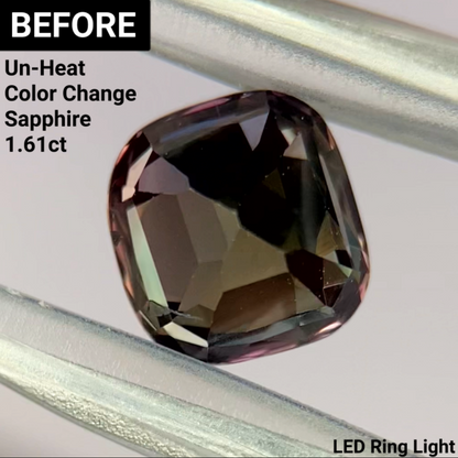 Un-Heat Color Change Sapphire 1.25ct / Tanzania