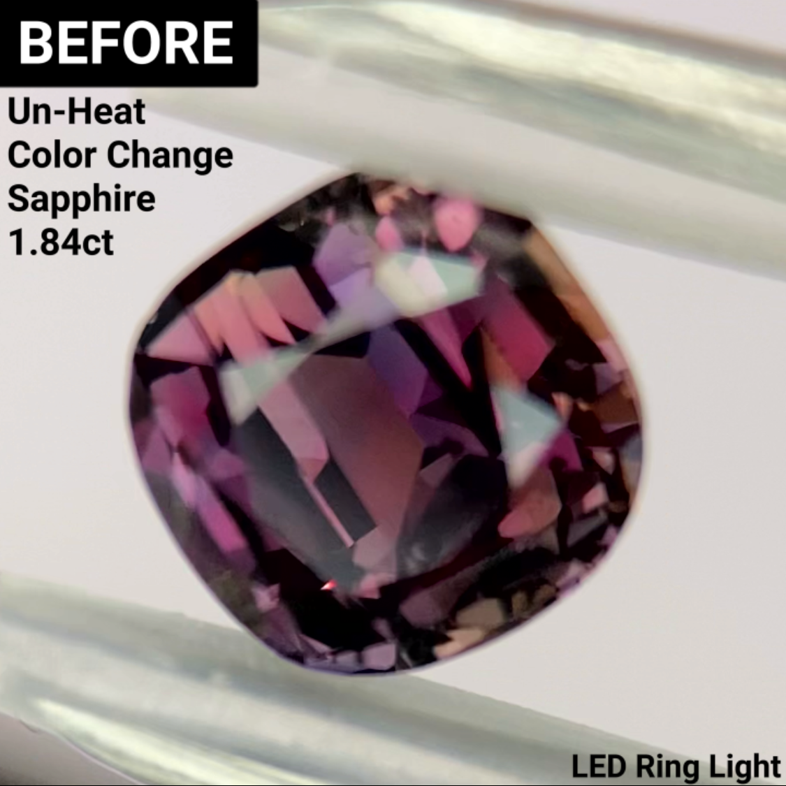 Un-Heat Color Change Sapphire 1.47ct / Tanzania