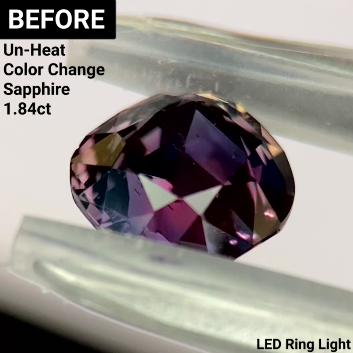 Un-Heat Color Change Sapphire 1.47ct / Tanzania