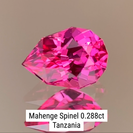 Neon Pink Spinel 0.288ct / Tanzania