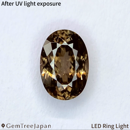 UV Tenebrescent Zircon 1.183ct / Cambodia