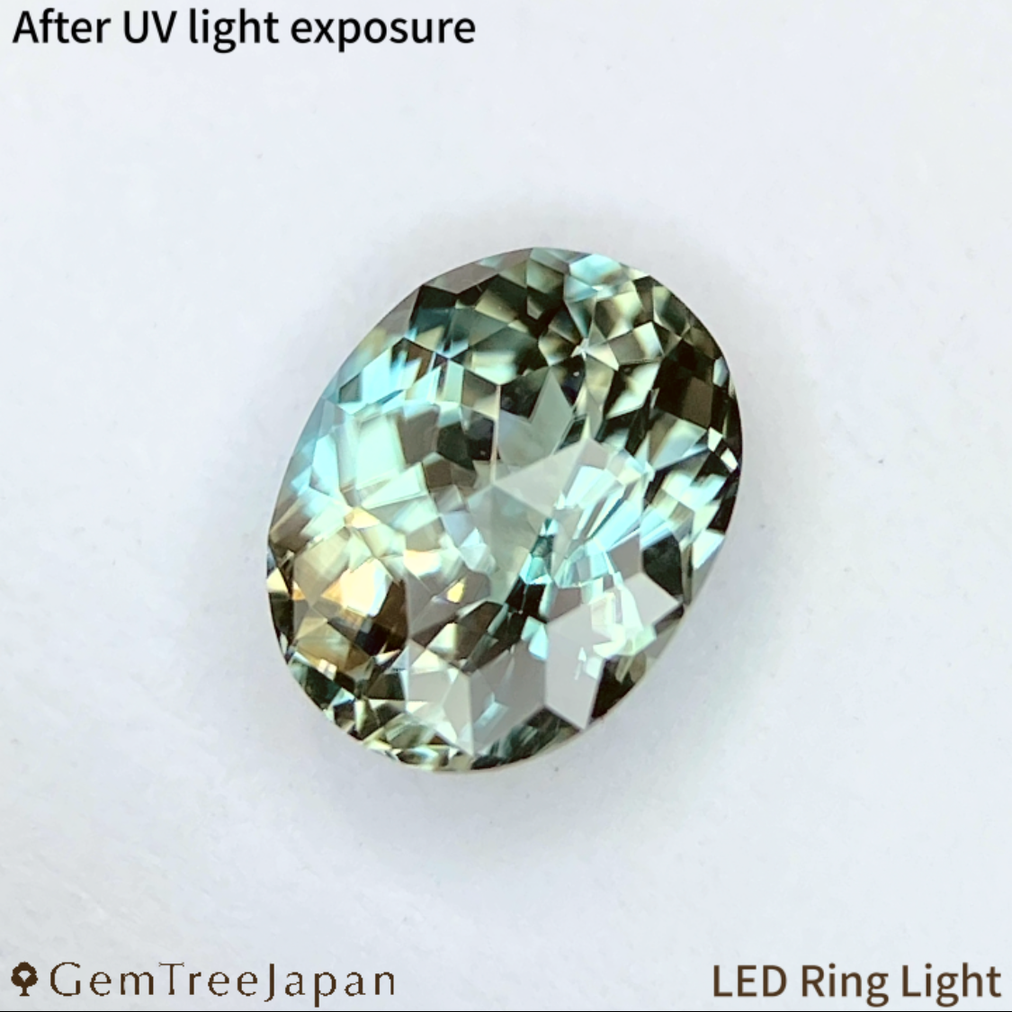 UV Tenebrescent Zircon 0.976ct / Cambodia