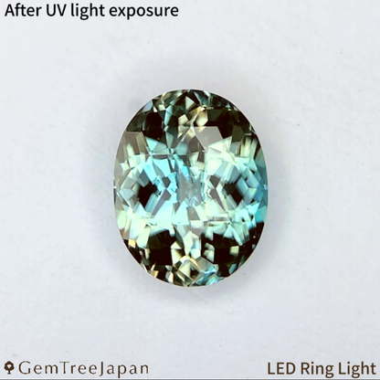 UV Tenebrescent Zircon 0.976ct / Cambodia