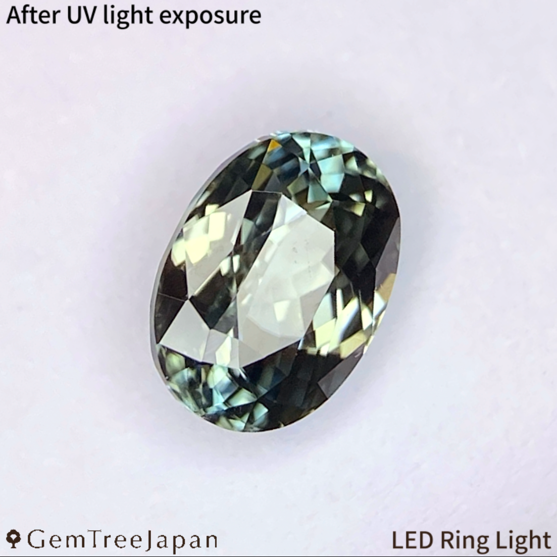 UV Tenebrescent Zircon 1.102ct / Cambodia