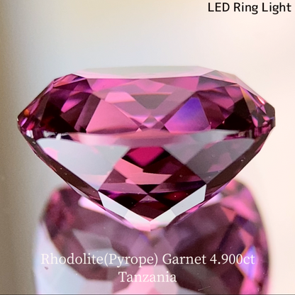 Rhodolite(Pyrope) Garnet 4.900ct / Tanzania