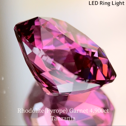 Rhodolite(Pyrope) Garnet 4.900ct / Tanzania