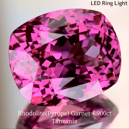 Rhodolite(Pyrope) Garnet 4.900ct / Tanzania