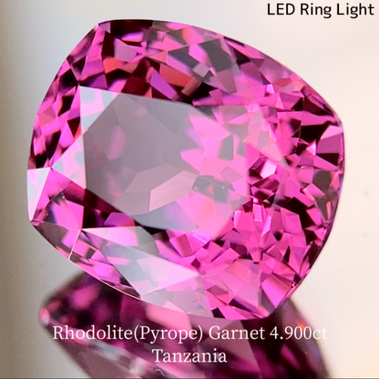 Rhodolite(Pyrope) Garnet 4.900ct / Tanzania