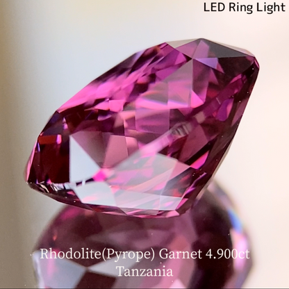 Rhodolite(Pyrope) Garnet 4.900ct / Tanzania