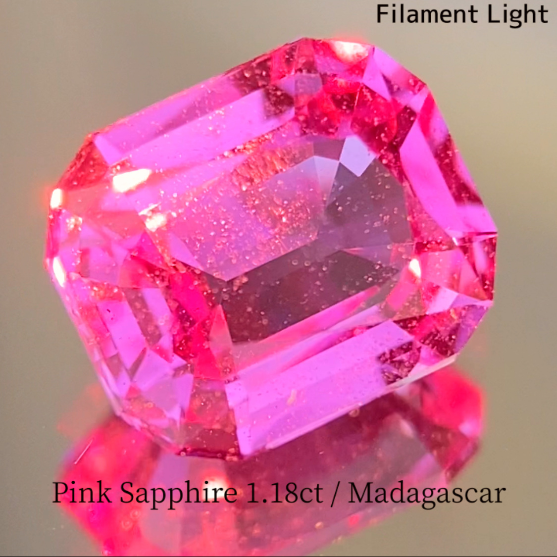 Pink Sapphire 1.18ct / Madagascar – IRMO.JP