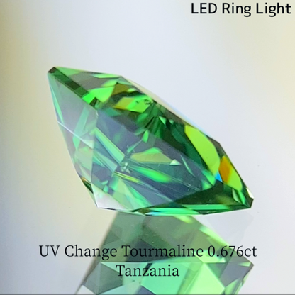 UV Change Tourmaline 0.676ct / Tanzania