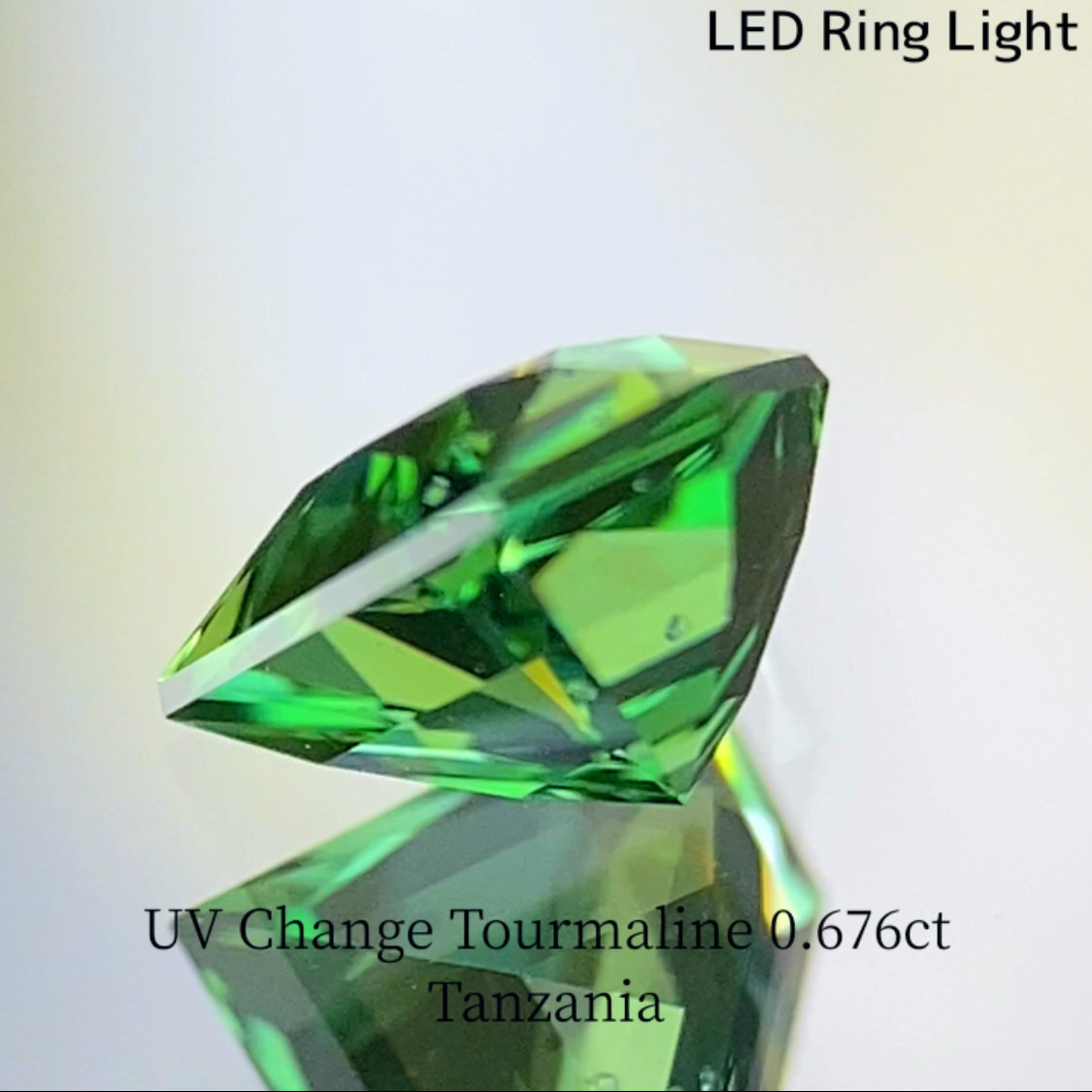 UV Change Tourmaline 0.676ct / Tanzania