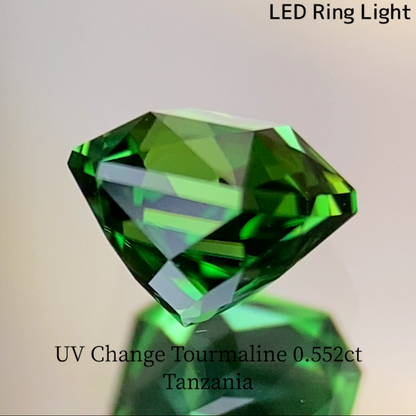 UV Change Tourmaline 0.552ct / Tanzania