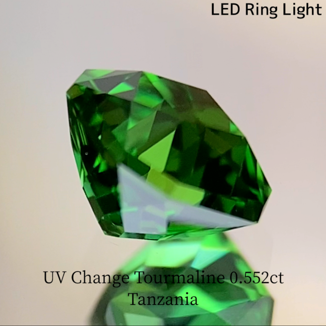 UV Change Tourmaline 0.552ct / Tanzania