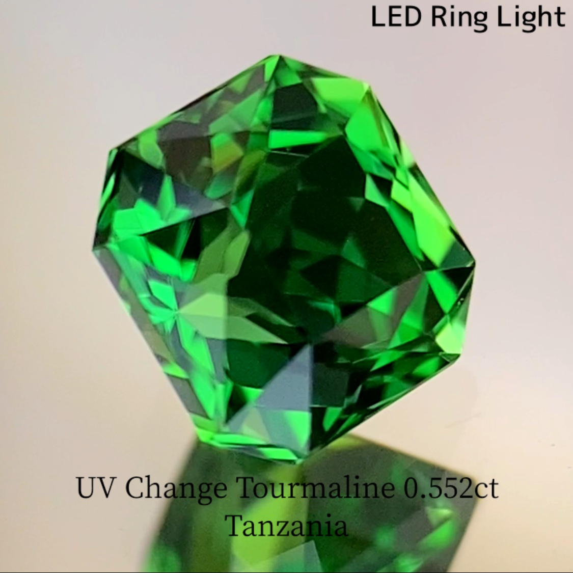 UV Change Tourmaline 0.552ct / Tanzania