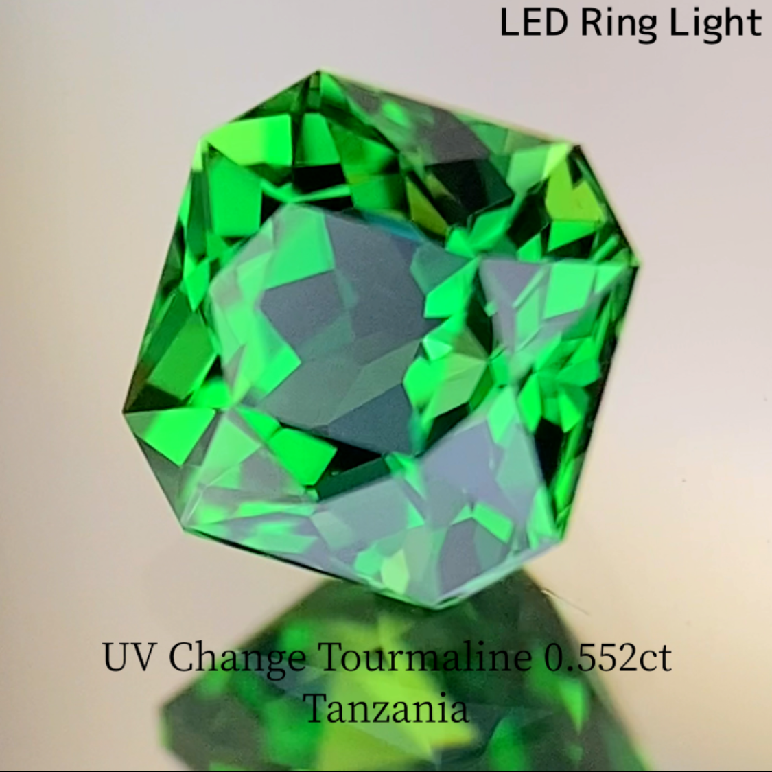 UV Change Tourmaline 0.552ct / Tanzania