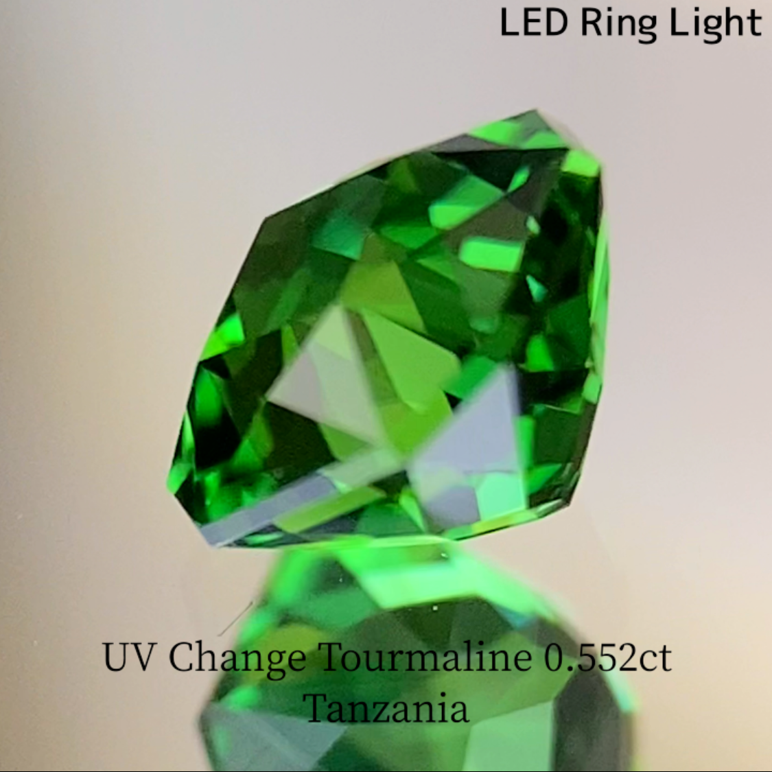 UV Change Tourmaline 0.552ct / Tanzania