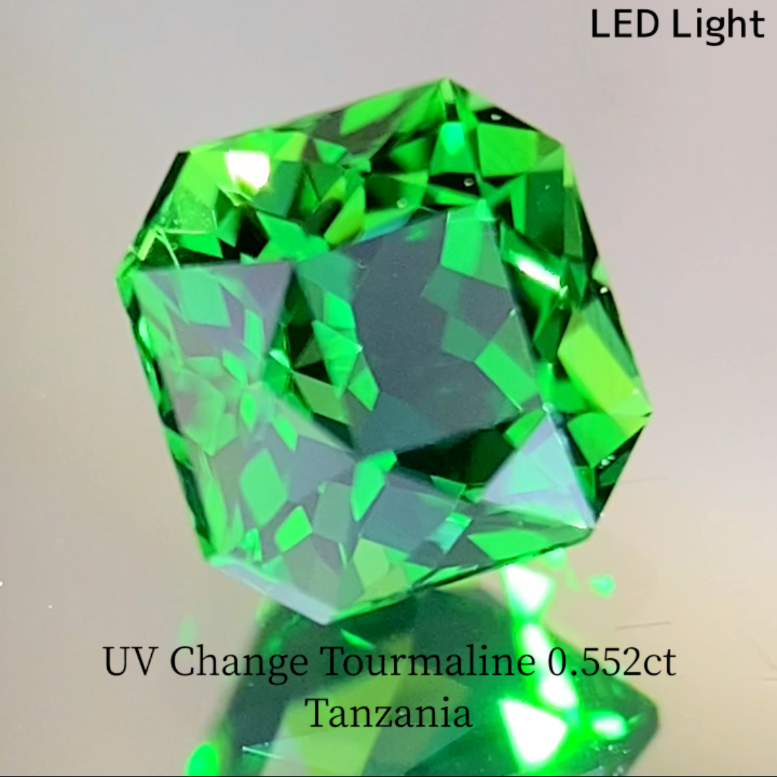 UV Change Tourmaline 0.552ct / Tanzania