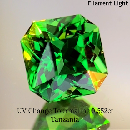 UV Change Tourmaline 0.552ct / Tanzania