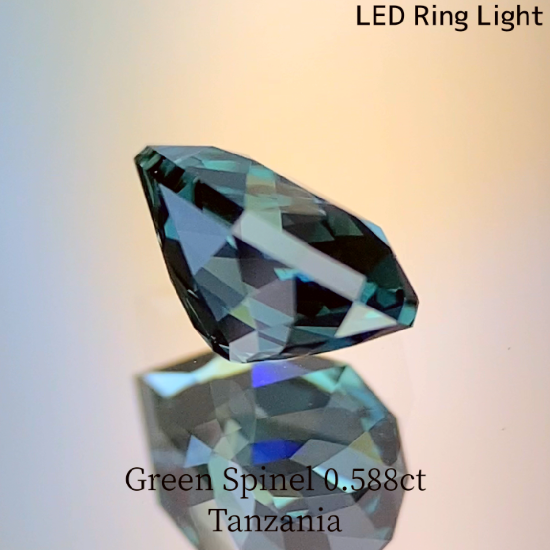 Green Spinel 0.588ct / Tanzania