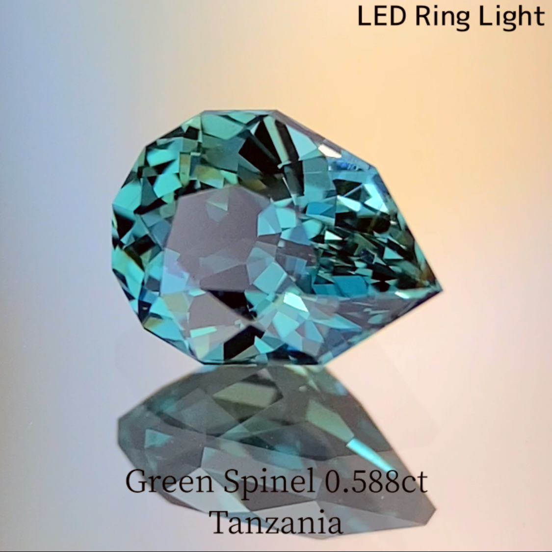 Green Spinel 0.588ct / Tanzania