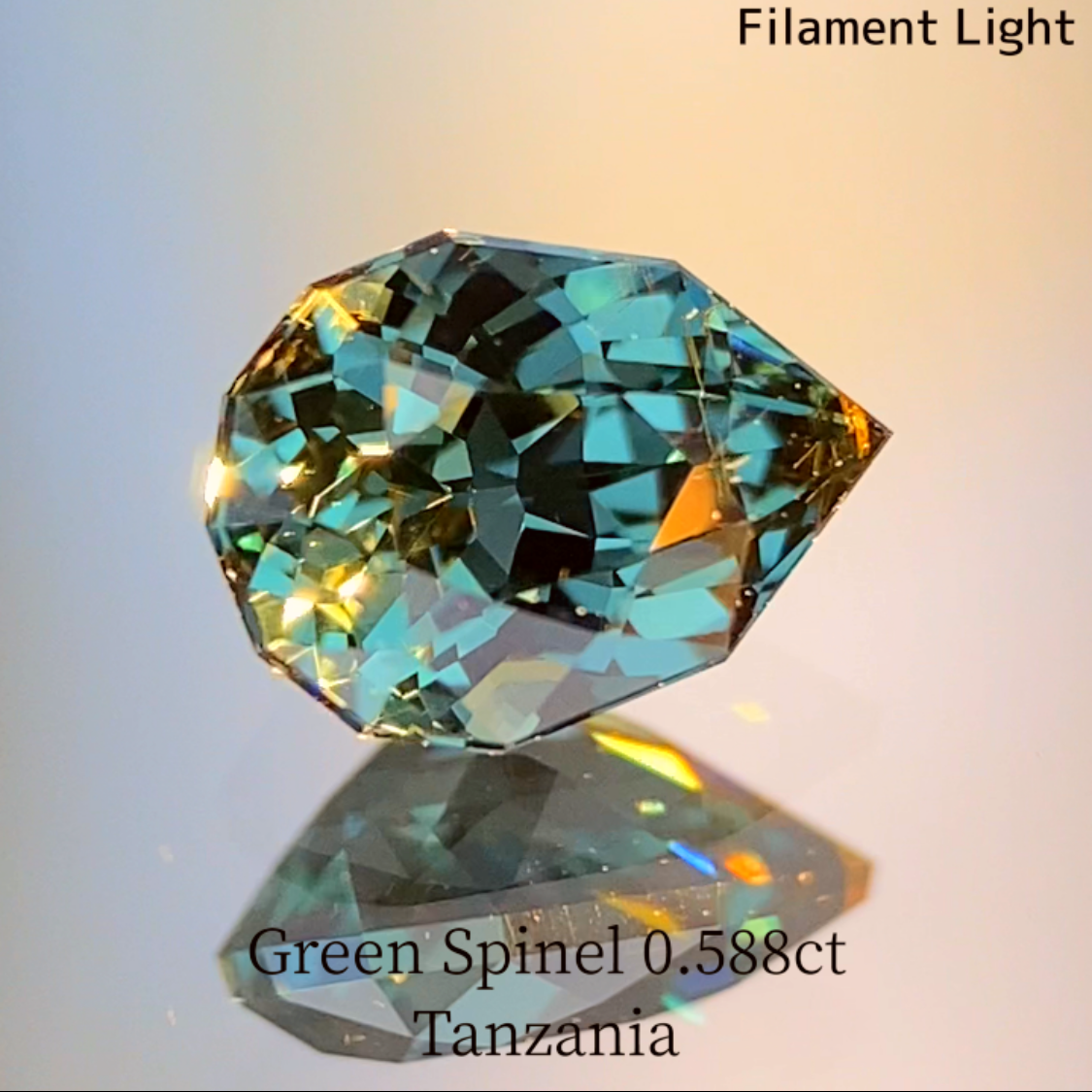 Green Spinel 0.588ct / Tanzania