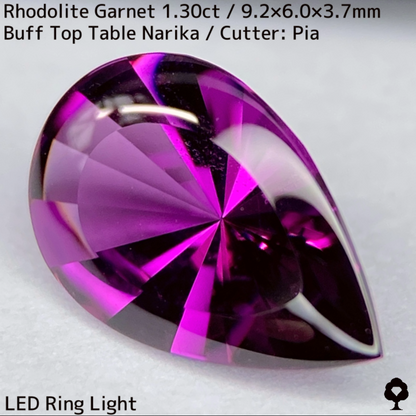 Rhodolite Garnet 1.30ct / Mozambique / Baff top Table Narika